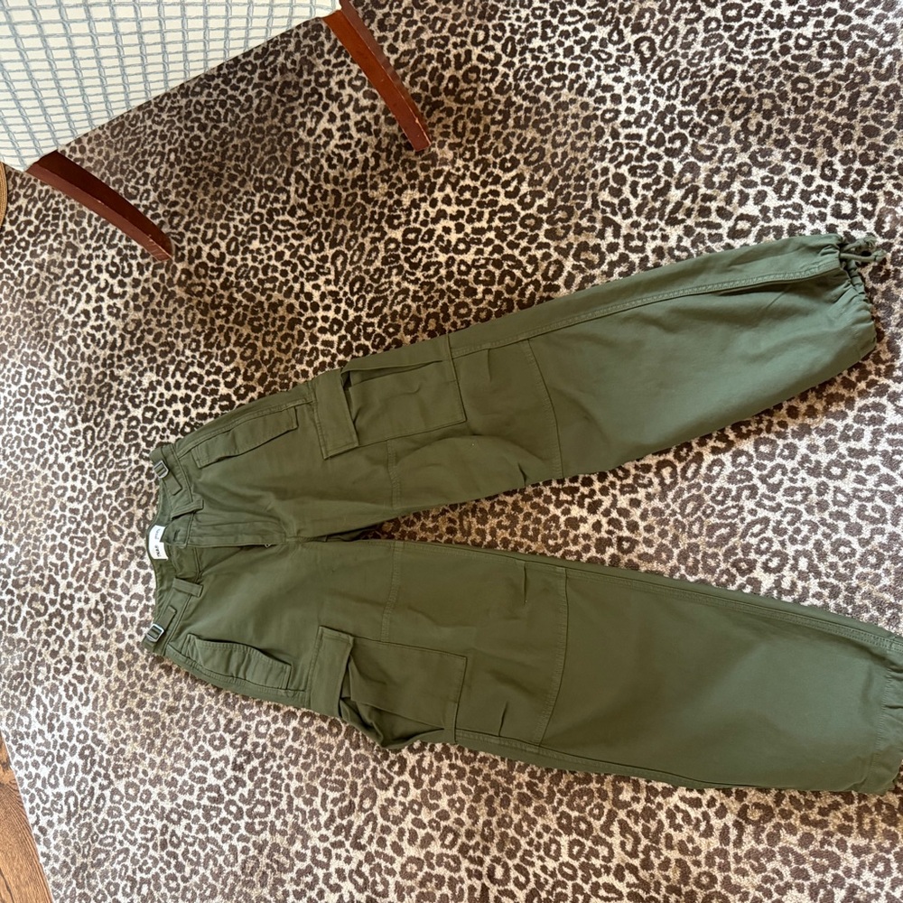 Olive Green Cargo Pants